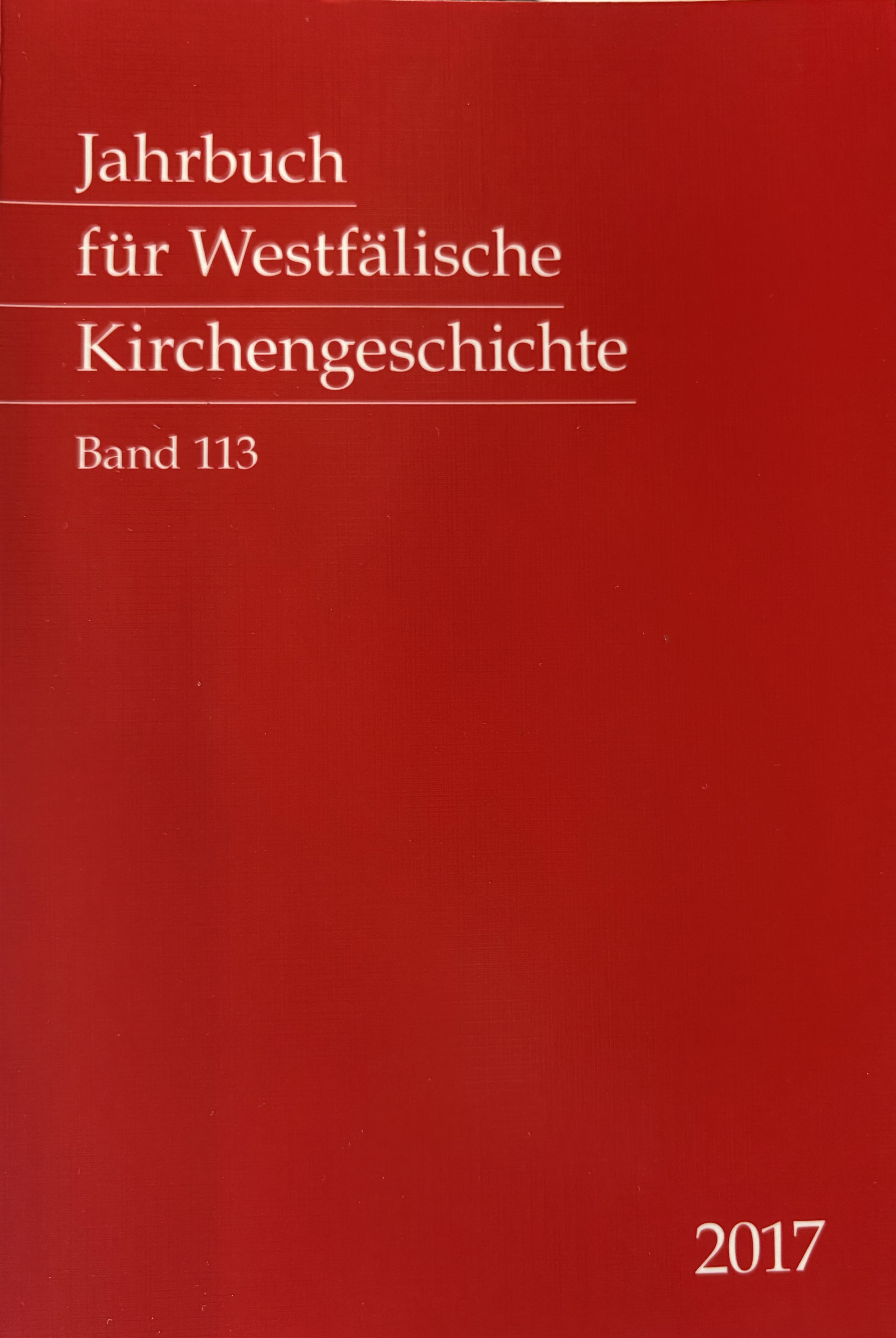 Titelblatt des Jahrbuches 2017